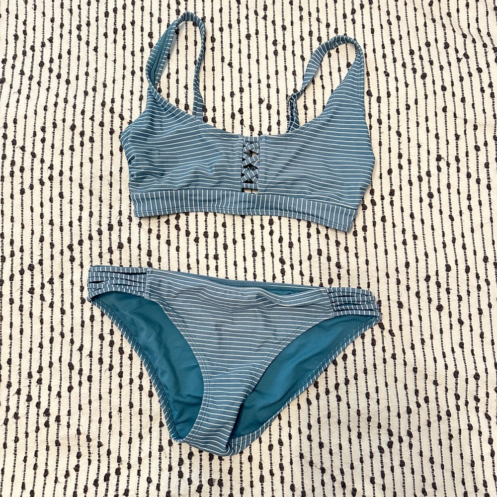 Striped bikini